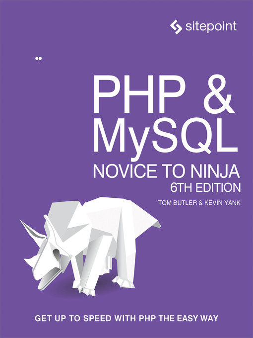 Title details for PHP & MySQL by Tom Butler - Available